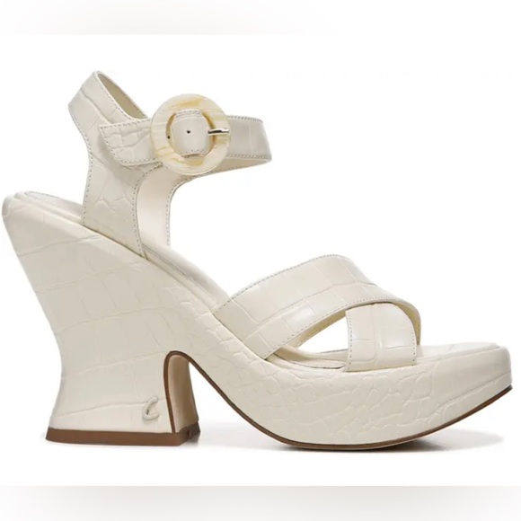 CIRCUS 🆕 NY by SAM EDELMAN Peony Platform Sandal Modern Ivory. NIB. Size 9. - Picture 4 of 10